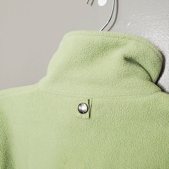The North Face Fleece Jacket Womens Small Summit Series Lime Green Full Zip - Picture 6 of 8